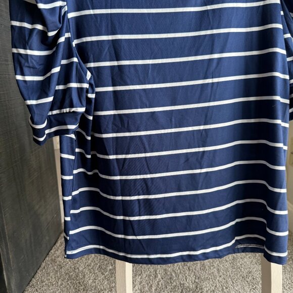 SHEIN Blue/White striped top - Picture 2 of 3